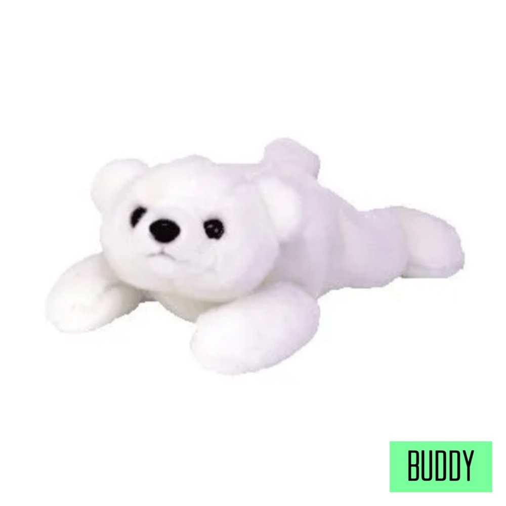 1998 Chilly the Polar Bear Beanie BUDDY